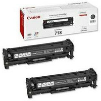 Canon Toner CRG 718 Black 2pack Korp 2 x 3.4K