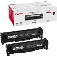 Canon Toner CRG 718 Black 2pack 2x3.4K