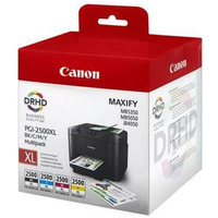 Canon Tusz PGI-2500XL Multipack Black: 70, 9 ml, 2500 stron, CMY: 3 x 19