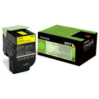 Lexmark Toner 802Y 80C20Y0 Yellow 1K CX310dn, CX310n, CX410de, CX410de DSV EG