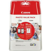 Canon Tusz PG-545XL/CL-546XL MultiPack + 50x GP-501, Black - 400s, Color - 300