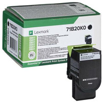 Lexmark Toner 71B20K0 Black 3K CS317dn, CS417dn, CS517de, CX317dn, CX41