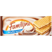 Wafle FAMILIJNE Kakaowo-mietankowym 180g JUTRZENKA