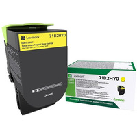 Lexmark Toner 71B2HY0 Yellow 3, 5K CS417dn, CS517de, CX417de, CX517