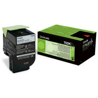 Lexmark Toner 70C20K0 Black 1K 702K CS310dn, CS310n, CS410dn, CS410dtn