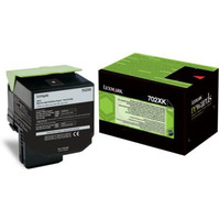 Lexmark Toner 70C2XKE Black 8K 702XKE CS510de, CS510dte