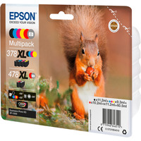 Epson Tusz 378XL+478XL XP-15000 CMYK 1x10.2ml, 2x11.2ml, 3x9.3ml