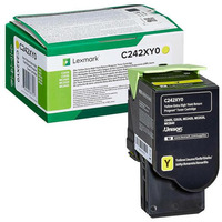 Lexmark Toner C242XY0 Yellow 3, 5K C2425dw, C2535dw, MC2425adw, MC2535adwe