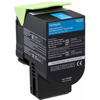 Lexmark Toner 70C20C0 Cyan 1K 702C CS310dn, CS310n, CS410dn, CS410dtn
