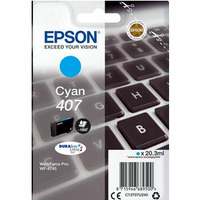 Epson Tusz WF-4745 C13T07U240 Cyan 407XL 1900 stron 20, 3ml