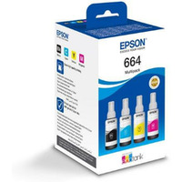 Epson Tusz L100/200 T6646 MultiPack Black, Cyan, Magenta, Yellow