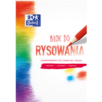 Blok rysowania OXFORD A4 20k 120G biay 400093195