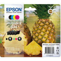 Epson Tusz 604 T10G640 CMYK 2, 4/3, 4ml 3x2.4/1x3.4ml
