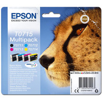 Oryginalny Tusz CMYK Epson T0715 (C13T07154012)