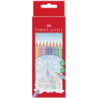 Kredki ZAMEK PASTEL 10 KOL. Faber-Castell 111211 FC