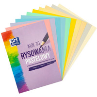 Blok rysunkowy OXFORD A4 10K 100G KOLOROWY PASTELOWY 400166081