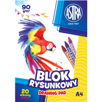 Blok rysunkowy ASTRAPAP A4 100g 20 ark, 106119001