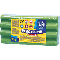 Plastelina Astra 1 kg zielona jasna, 303111016