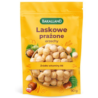 Orzechy laskowe blanszowane, Bakalland, 90gr