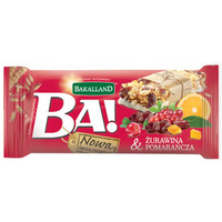 Baton zboowy Ba!, urawina i pomaracza, Bakalland, 40g