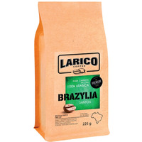 Kawa LARICO Brazylia Santos, ziarnista, 225g