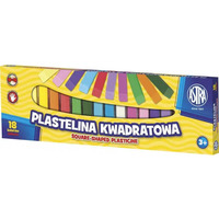 Plastelina Astra kwadratowa 18 kolorw, 83814904