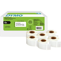 Etykieta na adres zwrotny - 25 x 54 mm, biaa - VALUE PACK 6 szt 2177564 DYMO