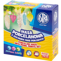 Masa porcelanowa + 3 kolory farb perowych ASTRA, 336118018