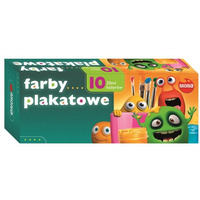 Farby plakatowe MONA 10 kol.20 ml 0104 ST.MAJEWSKI