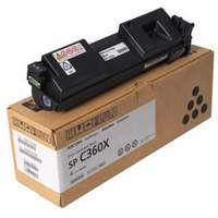 Ricoh Toner SPC 360X 408250 Black 10k 10k stron Black