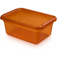 Pojemnik do przechowywania MOXOM BaseStore Color, 12, 5l, amber, transparentny pomaraczowy