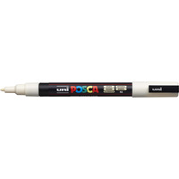 Marker z tuszem pigmentowym PC-3M ko�� s�oniowa POSCA UNPC3M/DKS