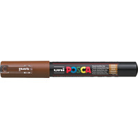 Marker z tuszem pigmentowym PC-1M brzowy POSCA UNPC1M/DBR