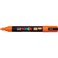 Marker z tuszem pigmentowym PC-5M pomaraczowy POSCA UNPC5M/DPO