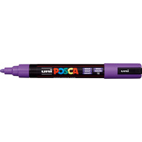Marker z tuszem pigmentowym PC-5M fioletowy POSCA UNPC5M/DFI