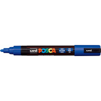 Marker z tuszem pigmentowym PC-5M niebieski POSCA UNPC5M/DNI
