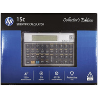 Kalkulator finansowy HP-15C/INT, 130 funkcji, 130x79x15mm, czarny