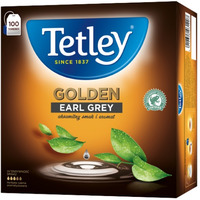 Herbata TETLEY GOLDEN EARL GREY czarna 100 saszetek z zawieszk