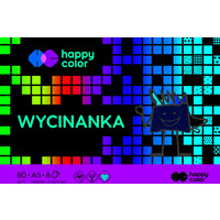 Blok Wycinanka samoprzylepna A5, 8 ark, Happy Color HA 3710 1520-S8
