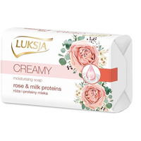 LUKSJA Mydo kostka 90g CREAMY ROSE & MILK 48742