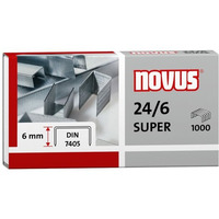 Zszywki 24/6 DIN SUPER 1000sztuk NOVUS 040-0026