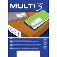 ETYKIETY UNIWERSALNE MULTI 3, 99, 1X93, 1MM, ZAOKRĄGLONE, BIAŁE