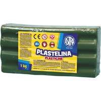 Plastelina Astra 1 kg zielona ciemna, 303111019 (X)