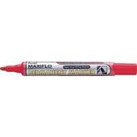 Marker permanentny MAXIFLO NLF50 czerwony okrgy z toczkiem PENTEL