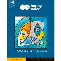 Blok malarski Mody Artysta, A3, 10 ark, 200g, Happy Color HA 3720 3040-M10
