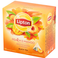 Herbata LIPTON PIRAMID Mango Brzoskwinia 20t