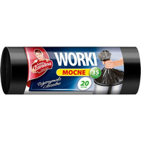 Worki na mieci 35l mocne HDPE (20szt.)czarne ANNA ZARADNA WNS2207/80SH