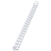 Grzbiety do bindowania plastikowe GBC Combs, A4, 32 mm, biae, 50 szt., 4028204