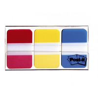 Zakadki indeksujce POST-IT do archiwizacji (686-RYB), PP, silne, 38x25mm, 3x22 kart., mix kolorw