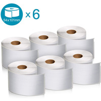 Identyfikator transportowy imienny - 101 x 54 mm, bia�y - VALUE PACK 6 szt. 2093092